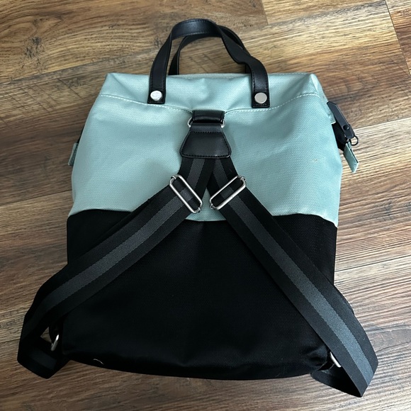 Sherpani Black and Light Greenish Gray Backpack - Picture 3 of 4